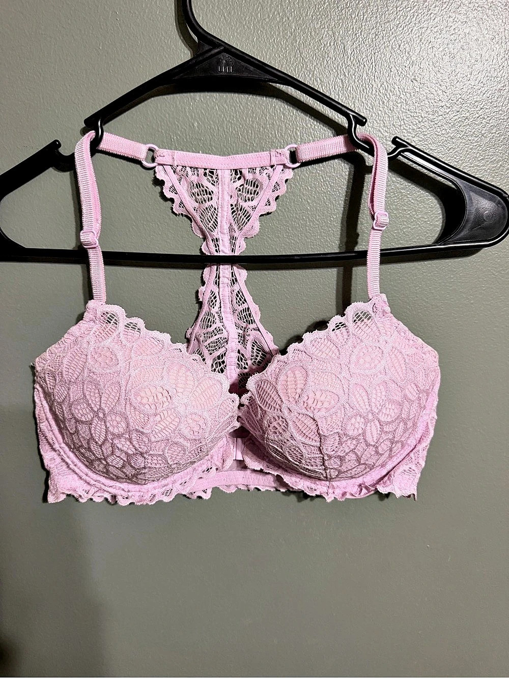 PINK Victoria's Secret Racerback Bra Pink 34D